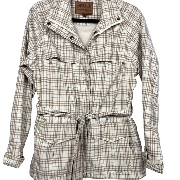 Outback Trading Company Plaid Finish Line Jacket - Picture 1 of 5